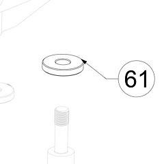 1x Barrel Screw Washer BRX1 Beretta