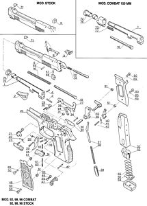 92ST00 93 D Compact L Type M Beretta