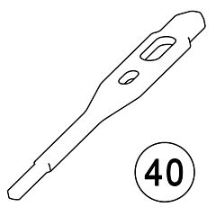Firing pin rod for BRX1 - Part #40 Beretta