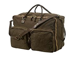 Washed Canvas&LT Travel Bag Dark Brown Beretta