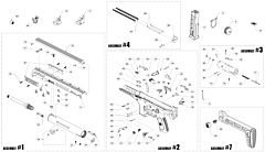 Stock Attachment Pin - PMX-S Cal 9x19 Beretta