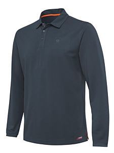 Tech Corporate Polo LS Ebony Beretta