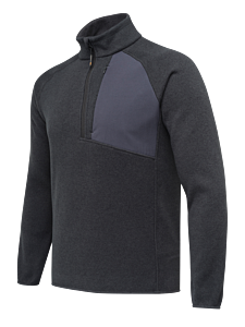 Pile Abisko Half Zip Fleece Ebony Beretta