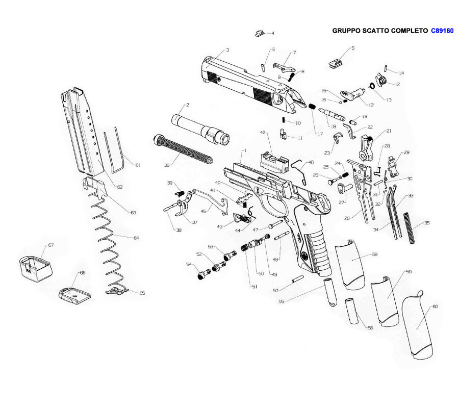 Px4 Type D Beretta Hunting Accessories And Spare Parts Beretta