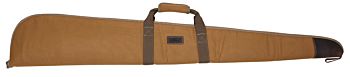 Shotgun carrying case in Stone Wash fabric and leather. Radar