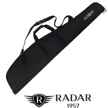 Rifle case in 600D polyester, padded and lined. Open end zip fastener. Ayrone Radar