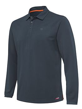 Tech Corporate Polo LS Ebony Beretta