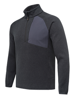 Pile Abisko Half Zip Fleece Ebony Beretta