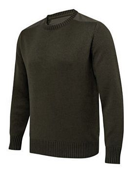Wilton Crew Neck Tech Sweater Brownbark&moss Beretta