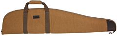 Rifle carrying case in Stone Washed fabric and leather. Radar