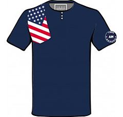 T-SHIRT  FLAG AMERICA GORDON