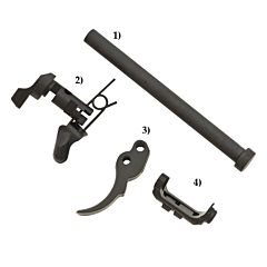 Beretta Factory 92/96/98 Steel Parts: Trigger, Safety Levers, Recoil Rod, Meg. Release Beretta