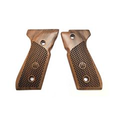 Wood grips set for 92 series - Oval PRO model Beretta