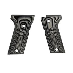 G10 Black Grips - 92 Series Vertec Compact Grey Beretta