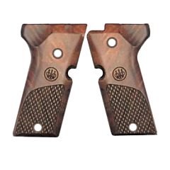 Wood grips set for 92 series - Oval Vertec Compact Beretta