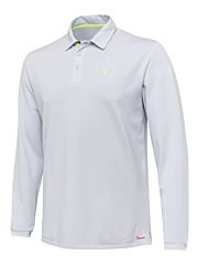 Tech Corporate Polo LS Ice Grey Beretta